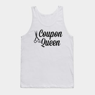 Coupon queen sticker shirt Tank Top